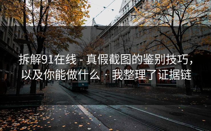 拆解91在线 - 真假截图的鉴别技巧，以及你能做什么 · 我整理了证据链