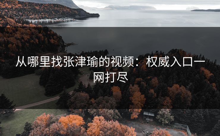 从哪里找张津瑜的视频：权威入口一网打尽