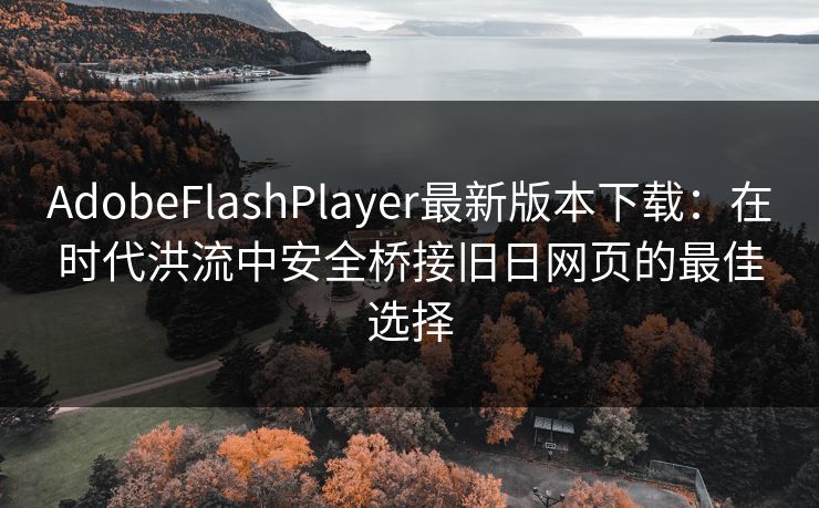 AdobeFlashPlayer最新版本下载：在时代洪流中安全桥接旧日网页的最佳选择